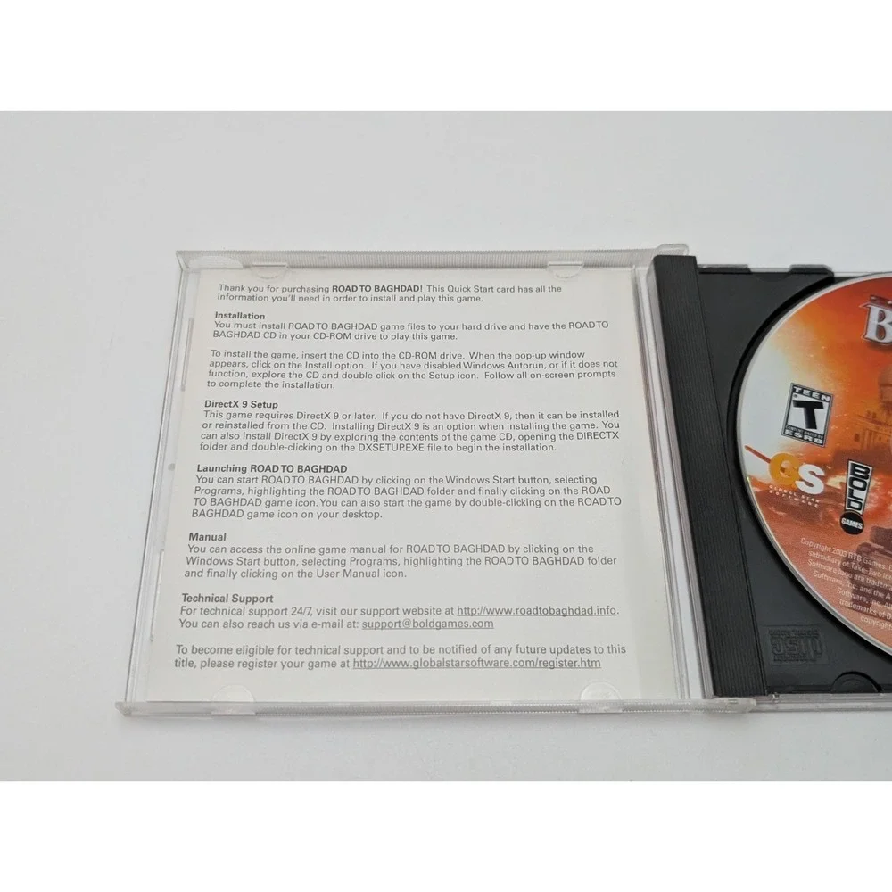 The Road to Baghdad PC 2003 Complete CIB Tested Working VGC Military Game